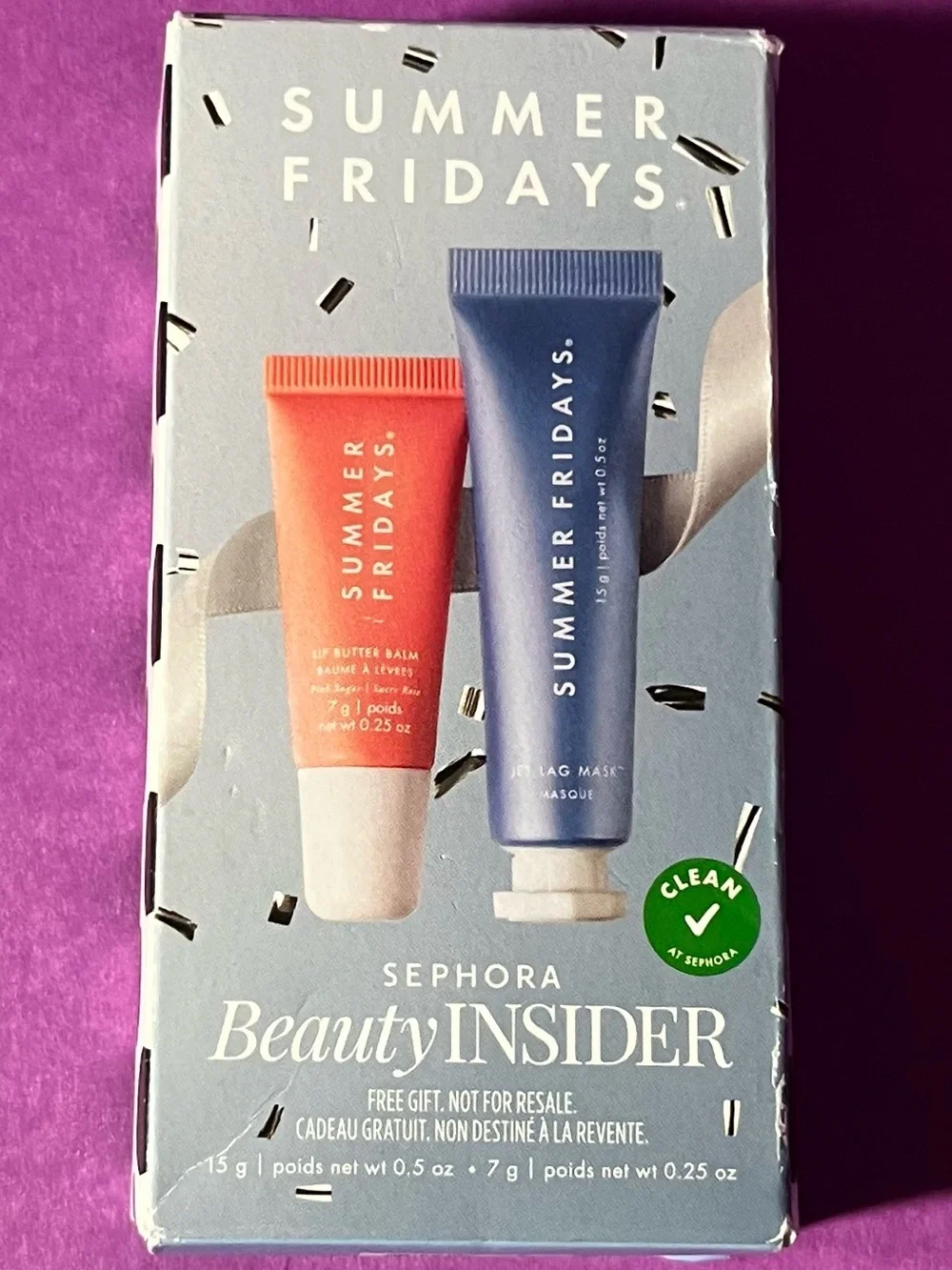 SUMMER FRIDAYS - Lip Butter Balm + Jet Lag Mask Duo (BNIB)